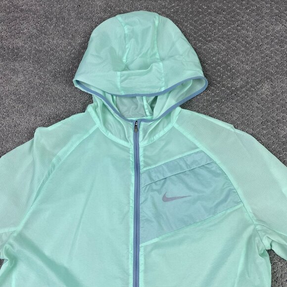 Nike 3M Impossibly Light Running Jacket Women's Large Mint Green - Picture 2 of 10